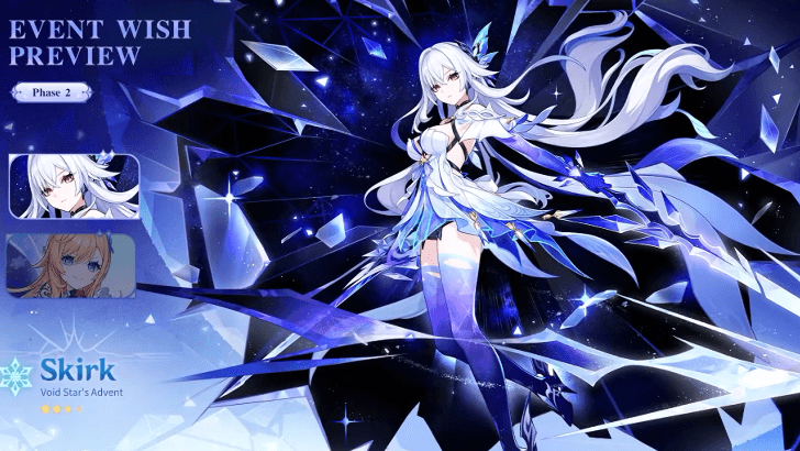 Skirk — Void Star's Advent (Genshin Impact 7.1) banner art