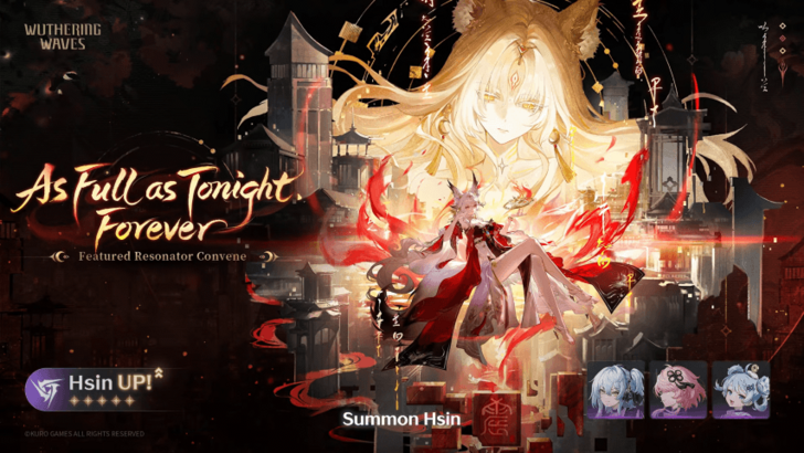 Hsin — Hsin (Wuthering Waves 3.7) banner art