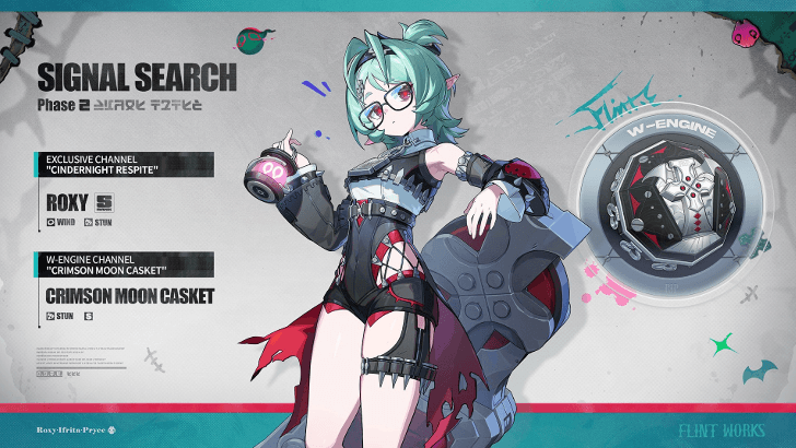 Roxy — Cindernight Respite (Zenless Zone Zero 3.2) banner art