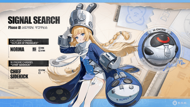 Norma — Outlier of Prodigies (Zenless Zone Zero 3.3) banner art